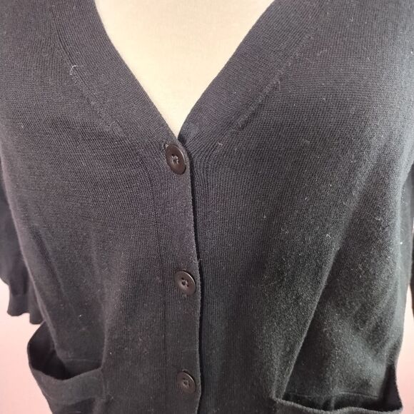 Gap | Black Cotton Cardigan Sweater‎ Small - Picture 3 of 8